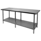 Stainless Steel Work Table 30"x72" NSF - Flat Top