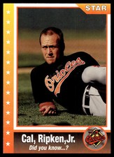 Cal Ripken Jr. 1995 Star Cal Ripken Jr. #8    Baltimore Orioles
