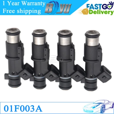 4 件 01F003A 燃油喷射器 适用于标致 206 307 406 407 607 Expert Citroen C5 全新 — 第 1/4 张图片