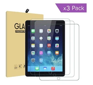 3-Pack or iPad 9.7 Pro 5th 6th Air Air 2nd Gen TEMPERED GLASS Screen Protector - Picture 1 of 5