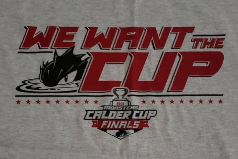 Lake Erie Monsters WE WANT THE CUP 2016 CALDER CUP FINALS T-Shirt By Gildan/UH! Cover