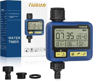 FANHAO Automatic Garden Water Timer – Programmable Digital Hose Timer with Ch... - Picture 1 of 9