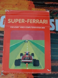 Super-Ferrari for ATARI VCS 2600 (Modul & Box) (1985 Quelle) classic 8-bit good - Picture 1 of 4