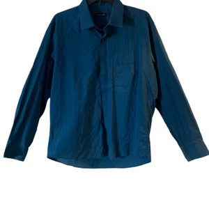 Pre Owned Men’s Pierre Cardin Slim Fit Button Up Shirt Casual Style Size Lg - Picture 1 of 9