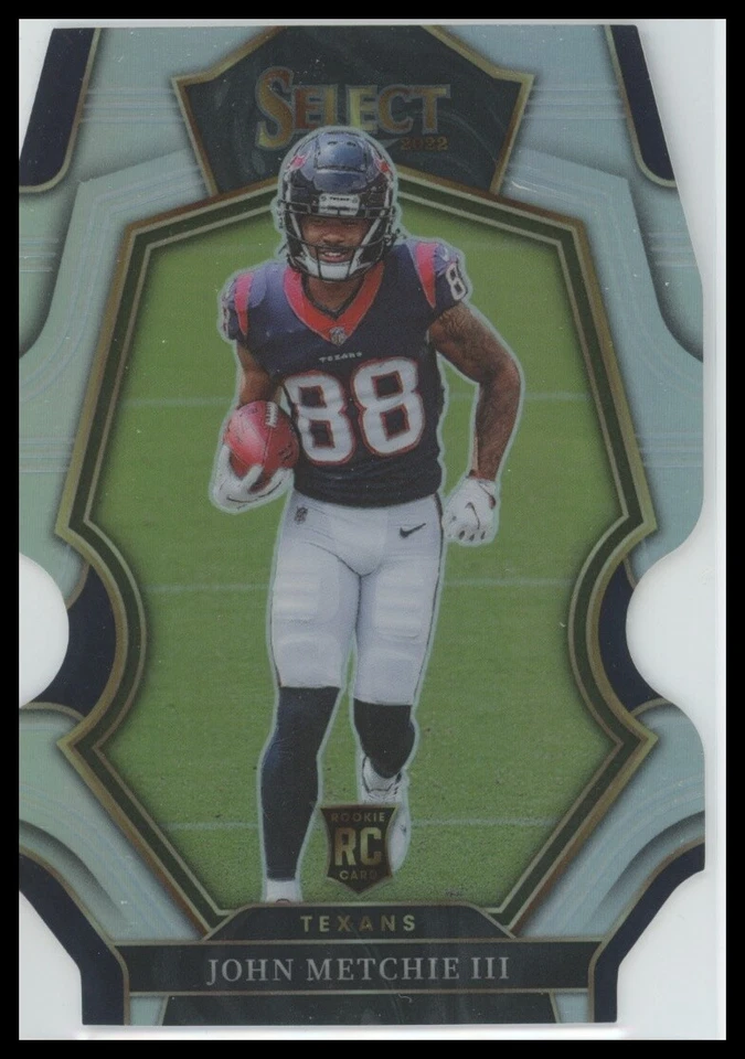 2022 Panini Select Silver Prizm Die Cut #141 John Metchie III Houston Texans - Image 1 of 1