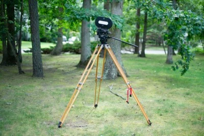 Birns & Sawyer Hollywood VGM-200 Trípode de Cine de Madera y Arco 3066 ¡¡¡Cabezal Fluido!!!! Foto 1 de 4