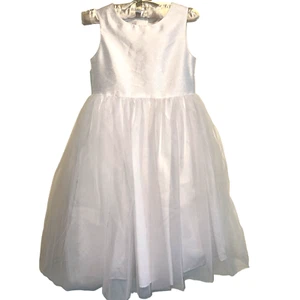Bella by Marmellata White Tulle Special Occasion Dress Girls 6X - Picture 1 of 5