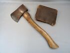 Vintage GILPIN Axe 1 3/4lb Military Issue 1950 with Leather Head Cover
