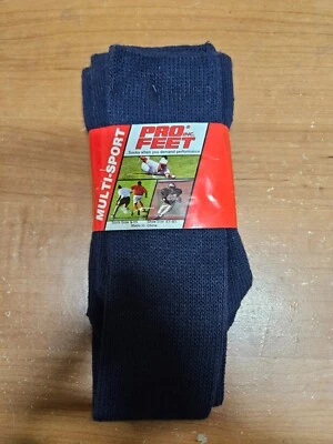Calcetines Pro Feet 26" Multideporte Azul Marino Calcetín Talla 9-11 Zapato Talla 4.5-8.5 Foto 1 de 2