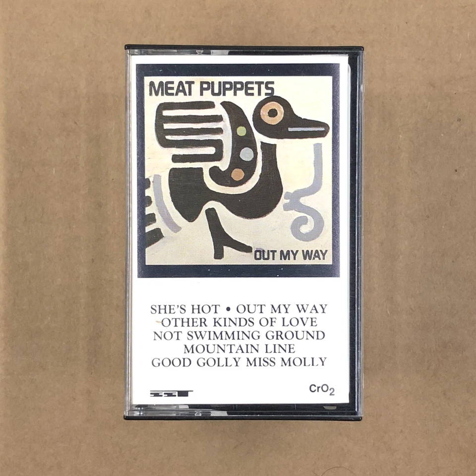 MEAT PUPPETS Cassette Tape 80s Alt Rock OUT MY WAY SST RECORDS CURT KIRKWOOD - Image 1 of 4