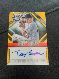 Trey Supak 2014 Panini Prizm Draft Picks DP Gold RC Prospect Card /10 SP Rookie - Picture 1 of 1