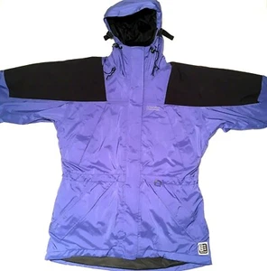 Precision Mountain Wear 3 in 1 Womens M Hooded Coat Purple Ski Snowboard Camping - Picture 1 of 12