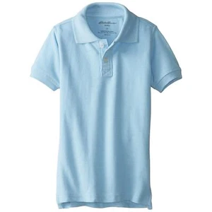 Eddie Bauer Boys School Uniform Short Sleeve Pique Polo Shirt, Size L (14/16) - Picture 1 of 1