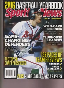 SPORTING NEWS MAGAZINE 2016, BASEBALL 120 PAGES OF TEAM PREVIEW,NEW NO LABEL. - Picture 1 of 1