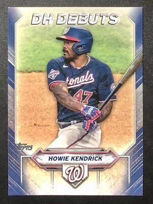 2021 Topps - DH Debuts #DHD-7 Howie Kendrick - Blue - Image 1 of 2