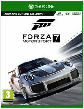 Forza Motorsport 7 Xbox One RACING SIMULATOR Excellent (PLAYS ON SERIES X)