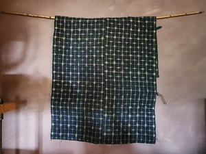 "Antiguo katazoma japonés futonji índigo (Sashiko) 44"" x 24""" - Imagen 1 de 2