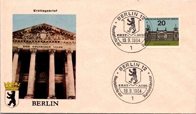 Germany 1964 FDC - Capitals Of The Federal States - Berlin - F76501 - Image 1 of 2
