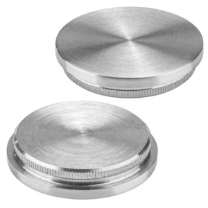 Acero Inox Tapa Final Macizo V2A Pulido Plano Con Moleteado - Imagen 1 de 6