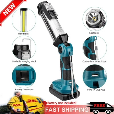 2000LM 35W LED-Arbeitsleuchte für Makita 18V LXT Li-ion Akku Außenstrahler - Bild 1 von 4