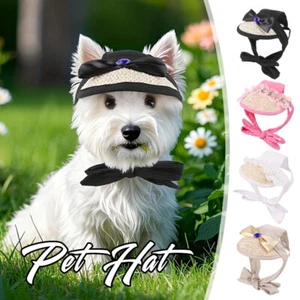 Adjustable Dog Baseball Cap Outdoor Cute Pet Sunproof Hats Pet Supplies US - Picture 1 of 19