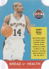 2011-12 Panini Past and Present Bread for Health Basketball Card #41 Gary Neal