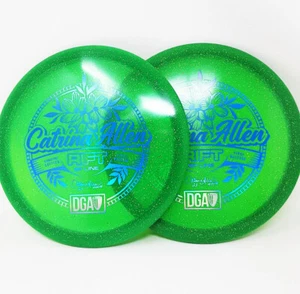 Set of (2) DGA 1st Release Sparkle Rift Catrina 177g+ Green Disc FREE SHIPPING 8 - Picture 1 of 1