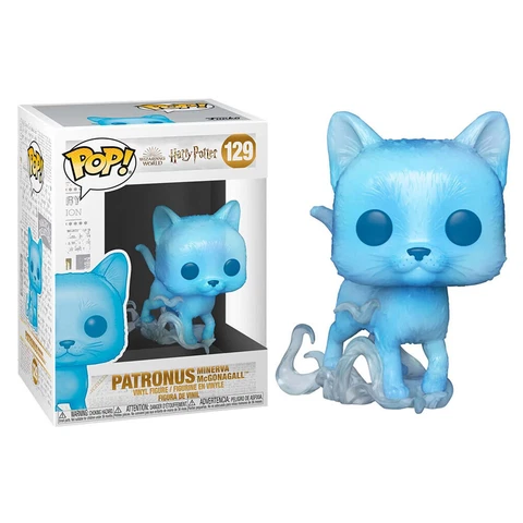 Funko POP! Harry Potter Vinyl Figure - MINERVA MCGONAGALL'S PATRONUS (Cat) #129 Cover
