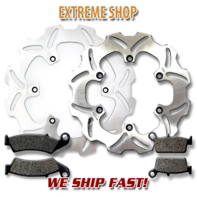 Rotor de freno F+R + pastillas para Suzuki RM 125 250 X/Y/K (1999-2008) RMX250 (1999-2000) Foto 1 de 2