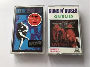Guns N' Roses Original Use Your Illusion II + Lies Cassette Tapes X2 Tested LOOK - Picture 1 of 16