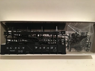 HO Red Caboose Rio Grande General Service Composite Gondola Kit D&RGW #71248 - Image 1 of 4