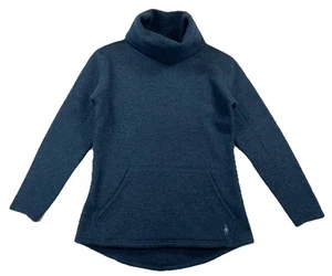 Smartwool Women’s Medium Hudson Trail Fleece Pullover Twilight Blue - Picture 1 of 6