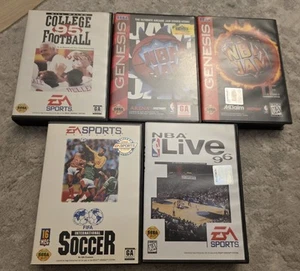 🦔 Sega Genesis Lot – 5 Games! With Original Boxes and Manuals - Picture 1 of 7