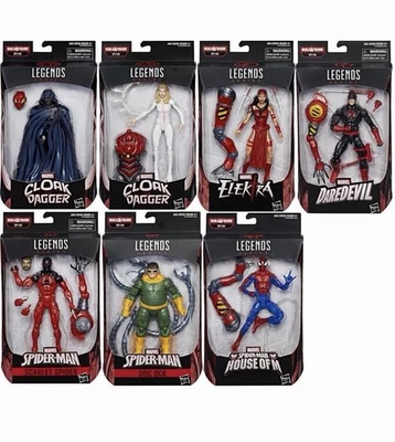 JUEGO COMPLETO DE 7 FIGURAS HASBRO MARVEL LEGENDS SP DR BAF NUEVAS *EE. UU.* Foto 1 de 4