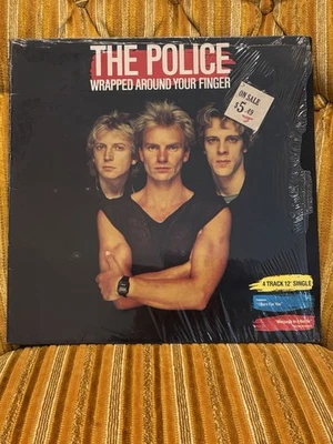 The Police Wrapped Around Your Finger EP Vinyl Record VG+ In Shrink - Image 1 of 4