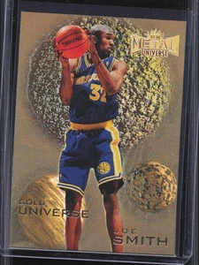 1997 Skybox Metal Universe Joe Smith #9 Gold Universe Insert Warriors - Picture 1 of 2