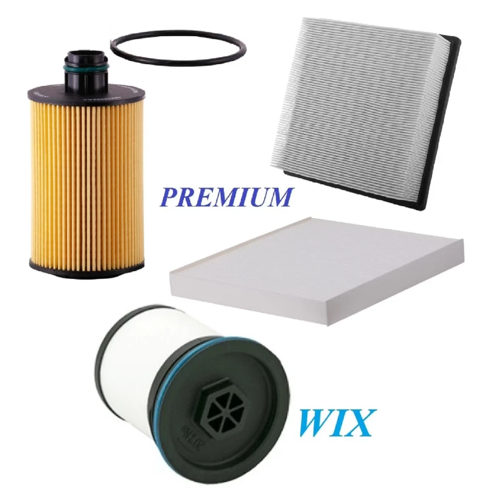 Kit de filtros de afinación para Jeep Grand Cherokee V6 3,0 L; diésel 2014-2021 Foto 1 de 1