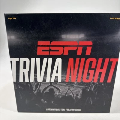 ESPN Trivia Night A Sports Trivia Family Board Game Sealed Funko Games - Image 1 of 4