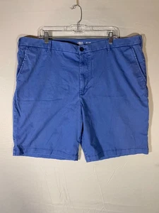 IZOD Men's Salt Water Stretch Shorts, Size 42 W & 9.5 Inseam, Blue, Pre-Owned - Picture 1 of 10