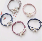 Simple Knotted Pearls Hair Ring Hair Ties Ponytail Rubber Band Hair Rope