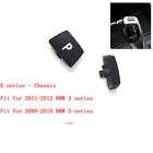 Black Gear Shift Knob Lever P Button Cover LHD For BMW 3 5 Series e90 e60