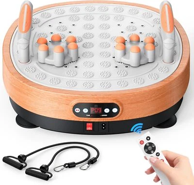 MERACH Vibration Plate Exercise Machine for Lymphatic Drainage Massge at Home - Image 1 of 4