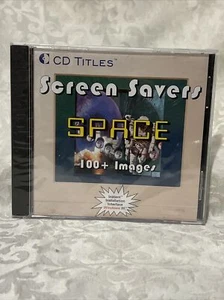 Vintage Space Screen savers CD-ROM for Windows 95 3.1 NEW Sealed Jewel Case - Afbeelding 1 van 2