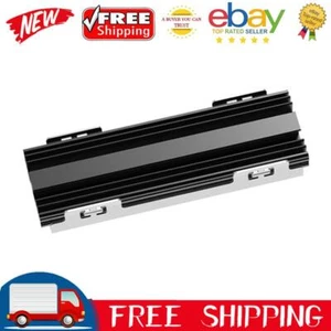 M.2 SSD Cooler Aluminum Alloy NVME Heatsink for NVME M.2 2280 SSD (Black) - Bild 1 von 6