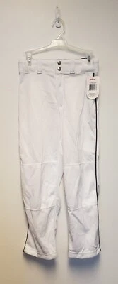 PANTALÓN DE BÉISBOL WILSON YOUTH CALCE RELAJADO RIBETE MEDIANO, BLANCO/VERDE *MARCAS CLARAS Foto 1 de 2