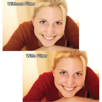 New Tiffen 4x5.65" 812 Warming Filter Improves Skin Tones Warmer than Skylight - Image 1 of 4