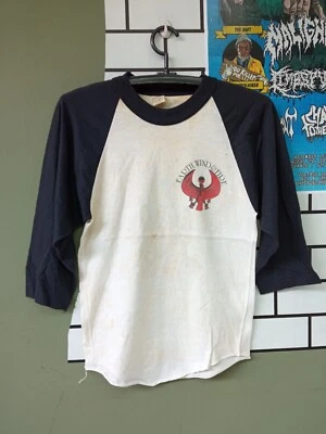 Camiseta Earth Wind & Fire World Tour 81-82 Vintage Banda de Rock Blanca Talla S. Foto 1 de 4