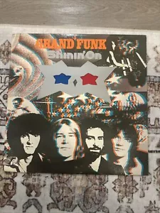 Grand Funk Railroad LP Shinin On ATTACHED GLASSES - Imagen 1 de 3