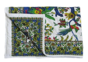 New Tree Of Life Baby Quilt Handmade Reversible Coverlet With 100% Cotton Filled - Picture 1 of 4