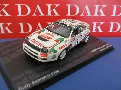 Die cast 1/43 Modellino Auto Toyota Celica Turbo 4WD Rally Sanremo 1994 D.Auriol - Immagine 1 di 4